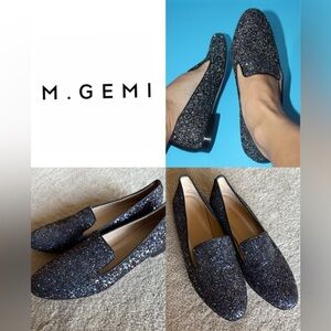 M. Gemi Women's Sparkling Loafers - Glitter